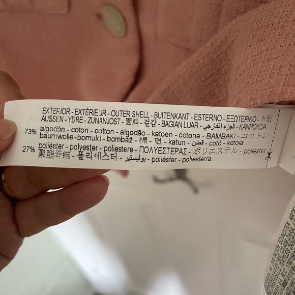 Zara pink cropped blazer - Picture 5 of 6